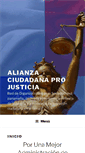 Mobile Screenshot of alianzaprojusticia.org.pa